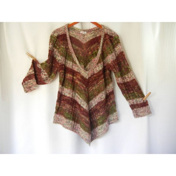Bongo Plus V-neck tunic sweater  size 22-24 - Picture 3 of 8